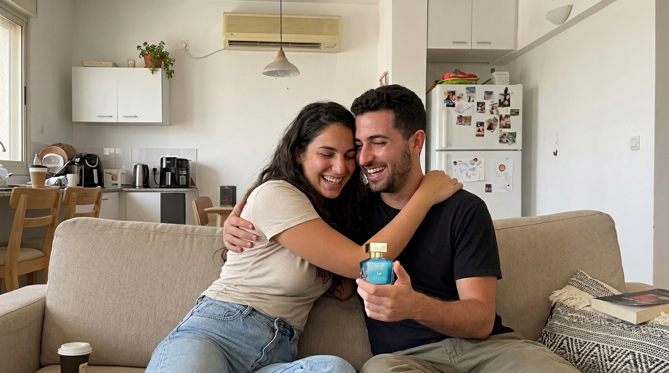 בושם פרומונים - זוג אינטימי